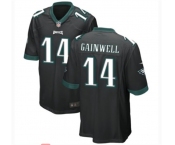 Men's Philadelphia Eagles #14 Gainwell Black Vapor Untouchable Limited Player Football Jersey