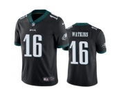 Men's Philadelphia Eagles #16 Quez Watkins 2022 Black Vapor Untouchable Limited Stitched Jersey