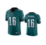 Men's Philadelphia Eagles #16 Quez Watkins 2022 Green Vapor Untouchable Limited Stitched Jersey