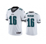 Men's Philadelphia Eagles #16 Quez Watkins 2022 White Vapor Untouchable Limited Stitched Jersey