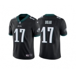 Men's Philadelphia Eagles #17 Nakobe Dean Black Vapor Untouchable Limited Stitched Jersey