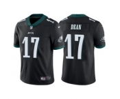 Men's Philadelphia Eagles #17 Nakobe Dean Black Vapor Untouchable Limited Stitched Jersey