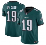 Men's Philadelphia Eagles #19 Kyle McCord Green 2025 Draft New F.U.S.E. Vapor Untouchable Limited Football Stitched Jersey