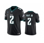 Men's Philadelphia Eagles #2 Darius Slay JR Black 2023 F.U.S.E. With 2-Star C Patch Vapor Untouchable Limited Football Stitched Jersey