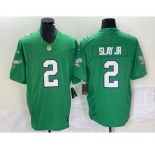 Men's Philadelphia Eagles #2 Darius Slay JR Green 2023 F.U.S.E. Vapor Untouchable Stitched Football Jersey
