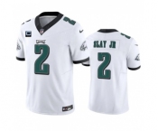 Men's Philadelphia Eagles #2 Darius Slay JR White 2023 F.U.S.E. With 2-Star C Patch Vapor Untouchable Limited Football Stitched Jersey