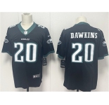 Men's Philadelphia Eagles #20 Brian Dawkins Black 2024 New Vapor Untouchable Limited Football Stitched Jersey