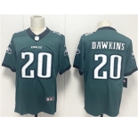 Men's Philadelphia Eagles #20 Brian Dawkins Green 2024 New Vapor Untouchable Limited Football Stitched Jersey