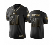 Men's Philadelphia Eagles #20 Brian Dawkins Limited Black Golden Edition Football Jersey