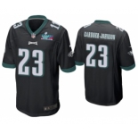Men's Philadelphia Eagles #23 C.J. Gardner-Johnson Limited Black Super Bowl LVII Vapor Jersey