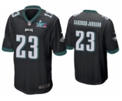 Men's Philadelphia Eagles #23 C.J. Gardner-Johnson Limited Black Super Bowl LVII Vapor Jersey