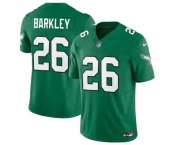 Men's Philadelphia Eagles #26 Saquon Barkley Green 2023 F.U.S.E. Vapor Untouchable Limited Throwback Football Stitched Jersey
