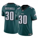 Men's Philadelphia Eagles #30 Quinyon Mitchell Green 2024 Draft F.U.S.E Vapor Untouchable Limited Football Stitched Jersey