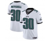 Men's Philadelphia Eagles #30 Quinyon Mitchell White 2024 Draft Vapor Untouchable Limited Football Stitched Jersey