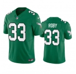 Men's Philadelphia Eagles #33 Bradley Roby Green 2023 F.U.S.E. Throwback Vapor Untouchable Limited Football Stitched Jersey