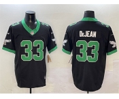 Men's Philadelphia Eagles #33 Cooper DeJean Black F.U.S.E Vapor Untouchable Limited Stitched Football Jersey