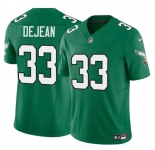 Men's Philadelphia Eagles #33 Cooper DeJean Green 2024 Draft F.U.S.E. Vapor Untouchable Throwback Limited Football Stitched Jersey