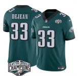 Men's Philadelphia Eagles #33 Cooper DeJean Green 2024 New NFC East Champions F.U.S.E. Vapor Untouchable Limited Stitched Football Jersey