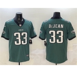 Men's Philadelphia Eagles #33 Cooper DeJean Green 2024 New Vapor Untouchable Limited Football Stitched Jersey