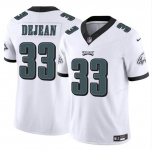 Men's Philadelphia Eagles #33 Cooper DeJean White 2024 Draft F.U.S.E. Vapor Untouchable Limited Football Stitched Jersey