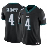 Men's Philadelphia Eagles #4 Jake Elliott Black F.U.S.E. With 3-Star C Patch Vapor Untouchable Limited Football Stitched Jersey