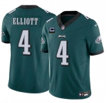Men's Philadelphia Eagles #4 Jake Elliott Green F.U.S.E. With 3-Star C Patch Vapor Untouchable Limited Football Stitched Jersey
