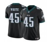 Men's Philadelphia Eagles #45 Devin White Black 2023 F.U.S.E Vapor Untouchable Limited Football Stitched Jersey