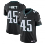 Men's Philadelphia Eagles #45 Devin White Black Vapor Untouchable Limited Football Stitched Jersey