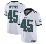 Men's Philadelphia Eagles #45 Devin White White Vapor Untouchable Limited Football Stitched Jersey