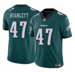 Men's Philadelphia Eagles #47 Charley Hughlett Green 2025 New F.U.S.E. Vapor Untouchable Limited Football Stitched Jersey
