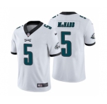 Men's Philadelphia Eagles #5 Donovan McNabb White Vapor Untouchable Limited Stitched Jersey