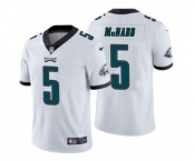 Men's Philadelphia Eagles #5 Donovan McNabb White Vapor Untouchable Limited Stitched Jersey
