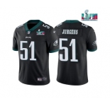 Men's Philadelphia Eagles #51 Cam Jurgens Black Super Bowl LVII Vapor Untouchable Limited Stitched Jersey