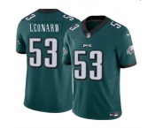 Men's Philadelphia Eagles #53 Shaquille Leonard Green 2023 F.U.S.E. Vapor Untouchable Limited Football Stitched Jersey