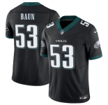 Men's Philadelphia Eagles #53 Zack Baun Black 2025 F.U.S.E. Vapor Untouchable Limited Football Stitched Jersey