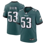 Men's Philadelphia Eagles #53 Zack Baun Green Vapor Limited Jersey