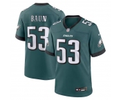 Men's Philadelphia Eagles #53 Zack Baun Green Vapor Limited Jersey