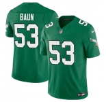 Men's Philadelphia Eagles #53 Zack Baun Kelly Green 2025 F.U.S.E. Vapor Untouchable Limited Football Stitched Jersey