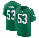 Men's Philadelphia Eagles #53 Zack Baun Kelly Green Vapor Limited Jersey