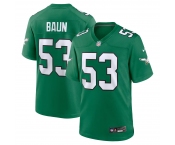 Men's Philadelphia Eagles #53 Zack Baun Kelly Green Vapor Limited Jersey
