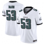 Men's Philadelphia Eagles #53 Zack Baun White 2025 F.U.S.E. Vapor Untouchable Limited Football Stitched Jersey