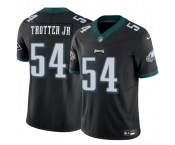 Men's Philadelphia Eagles #54 Jeremiah Trotter Jr Black 2024 Draft F.U.S.E. Vapor Untouchable Limited Football Stitched Jersey