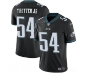 Men's Philadelphia Eagles #54 Jeremiah Trotter Jr Black 2024 Draft Vapor Untouchable Limited Football Stitched Jersey
