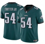 Men's Philadelphia Eagles #54 Jeremiah Trotter Jr Green 2024 Draft F.U.S.E. Vapor Untouchable Limited Football Stitched Jersey