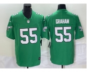 Men's Philadelphia Eagles #55 Brandon Graham Green 2023 F.U.S.E. Vapor Untouchable Stitched Football Jersey