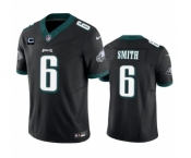 Men's Philadelphia Eagles #6 DeVonta Smith Black 2023 F.U.S.E. With 1-Star C Patch Vapor Vapor Untouchable Limited Football Stitched Jersey