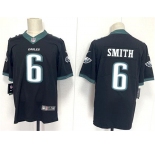 Men's Philadelphia Eagles #6 DeVonta Smith Black 2024 New Vapor Untouchable Limited Football Stitched Jersey