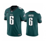 Men's Philadelphia Eagles #6 DeVonta Smith Green 2023 F.U.S.E. With 1-Star C Patch Vapor Untouchable Limited Football Stitched Jersey