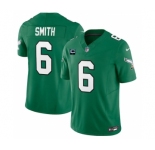 Men's Philadelphia Eagles #6 DeVonta Smith Green 2023 F.U.S.E. With 1-Star C Patch Vapor Vapor Untouchable Limited Football Stitched Jersey