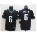 Men's Philadelphia Eagles #6 DeVonta Smith Nike Midnight Black 2021 Draft First Round Pick Limited Jersey